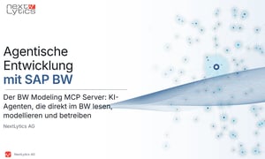 Agentische Entwicklung mit SAP BW